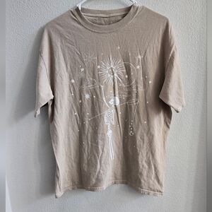 Full tilt Graphic Tee with Skeleton Design size medium